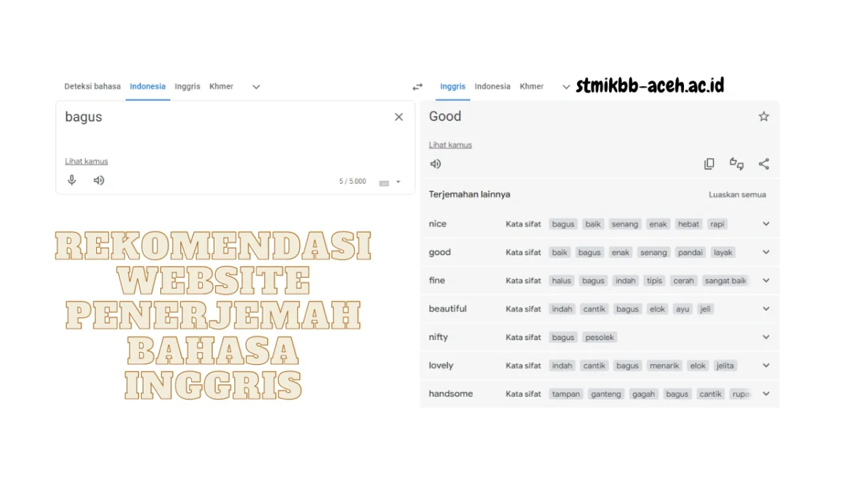 Rekomendasi Website Penerjemah Bahasa Inggris